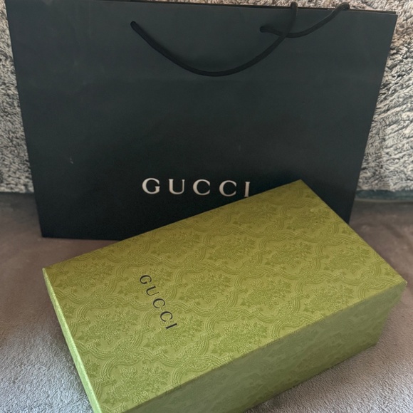 Gucci Loafer Black Gold Women's size 38.5 - Rare - Picture 14 of 15